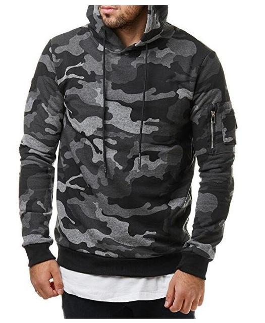Camouflage hoodies för män