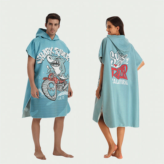 Quick-drying Bathrobe Bath Towel Quick-drying Towel With Hood