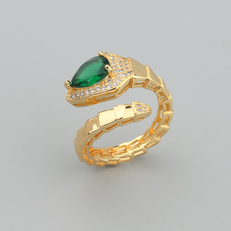 Spring Typ Snake Bone Armband Ring Suit