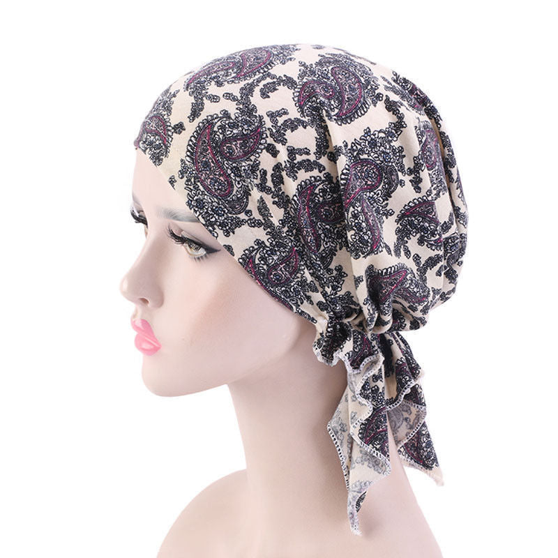 Stretch Hair Band Braid Hat Ethnic Style Fashion Scarf Muslim Ethnic