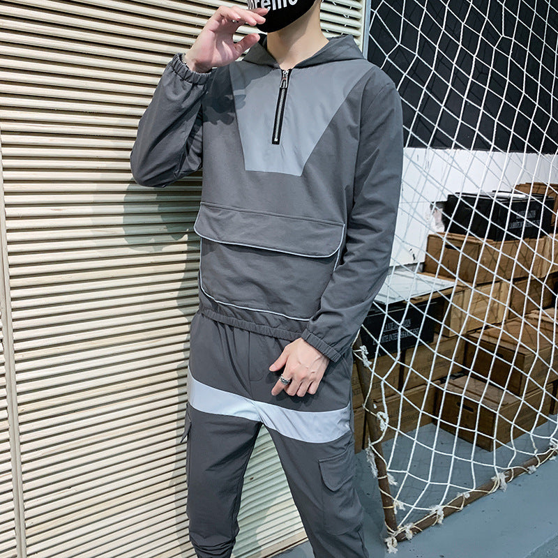 Sports And Leisure Hedging Reflective Jacket Suit