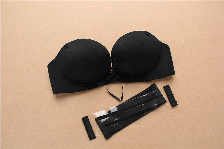 Strapless and underwire gather bra