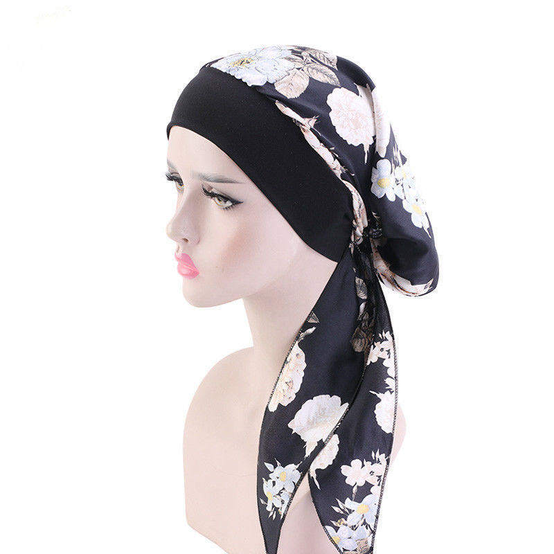 Stretch Hair Band Braid Hat Ethnic Style Fashion Scarf Muslim Ethnic