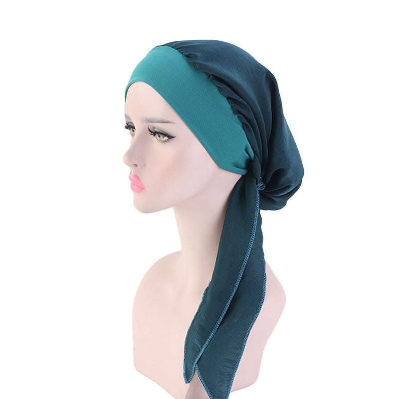 Stretch Hair Band Braid Hat Ethnic Style Fashion Scarf Muslim Ethnic
