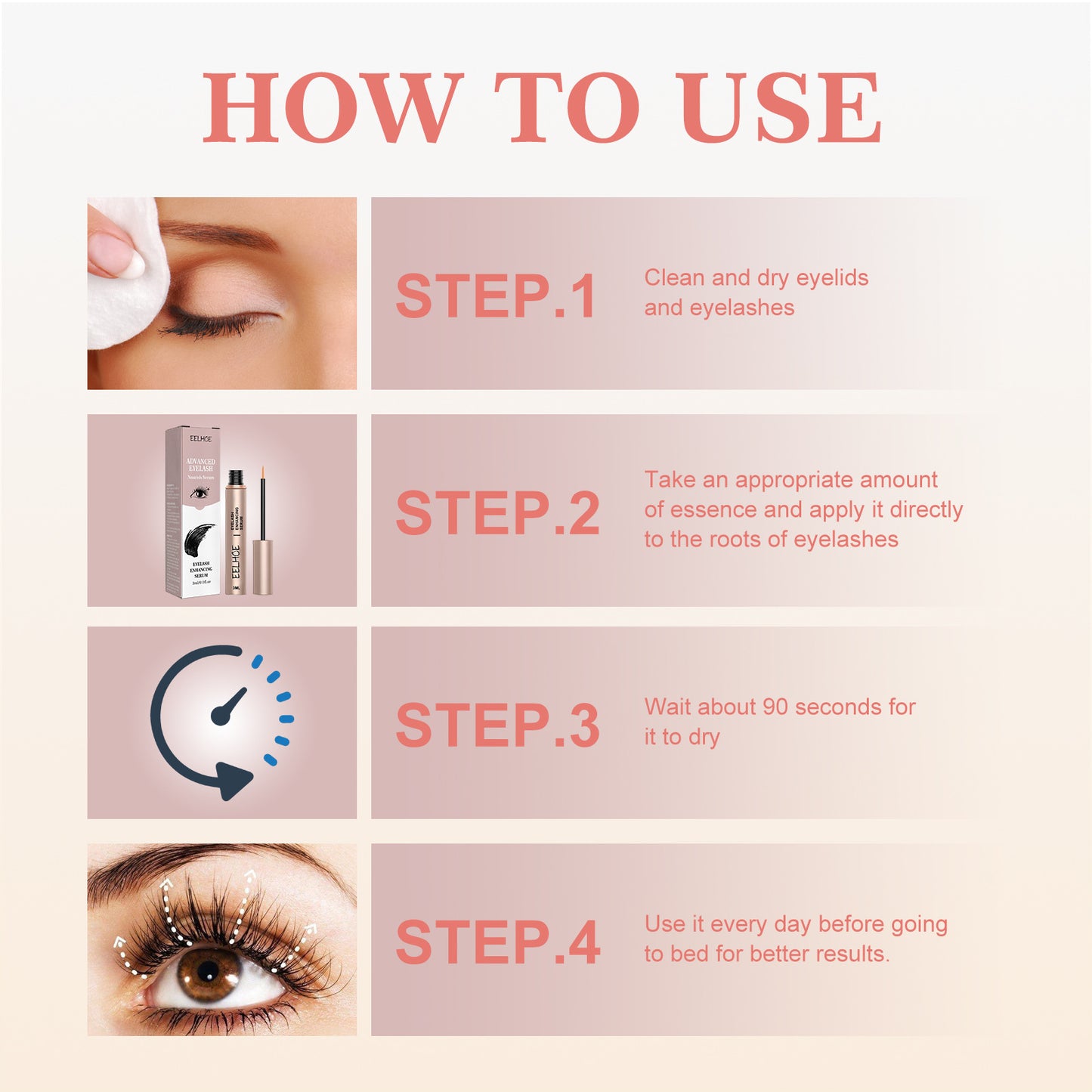 Women's Eyelash Moisturizing Care Solution