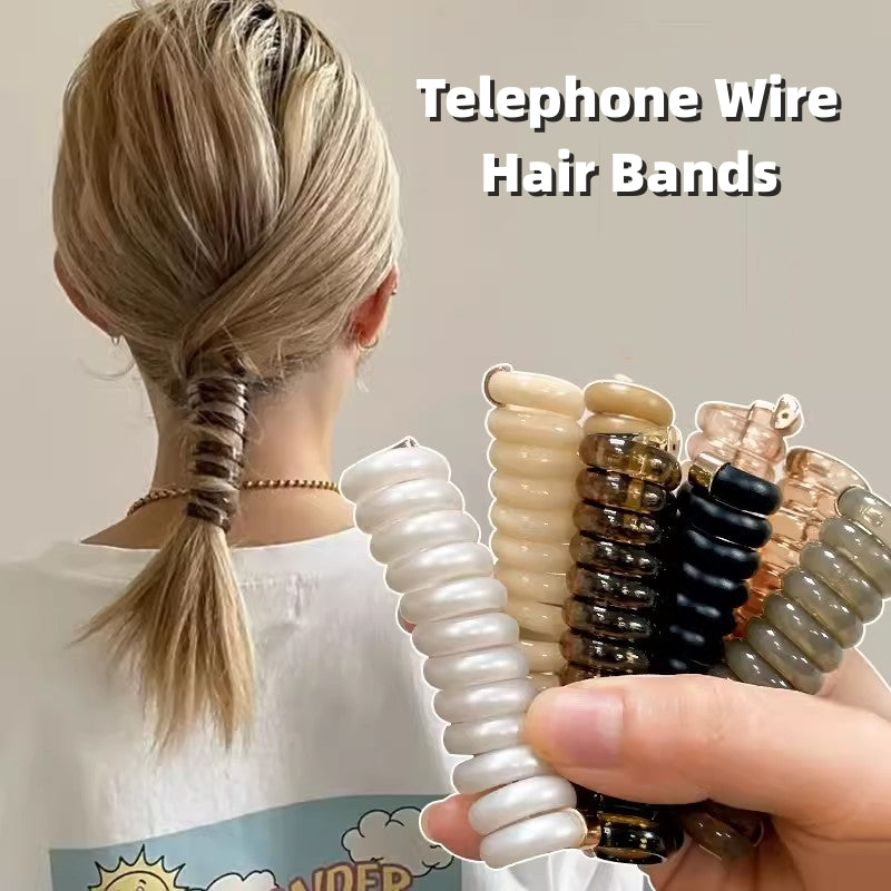 Japanese Braided Hair Band Phone Line  Women