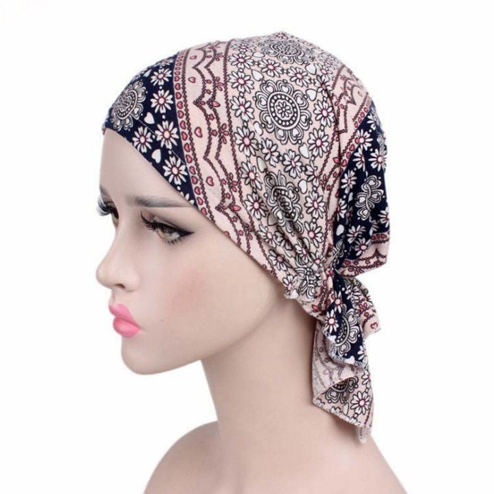 Stretch Hair Band Braid Hat Ethnic Style Fashion Scarf Muslim Ethnic