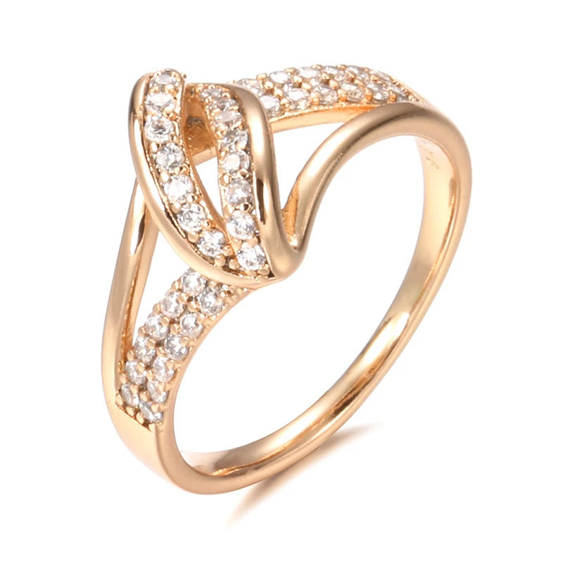 Hot Sale Micro Set Zircon Ring Women